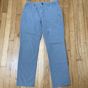 Bonobos 32x30 Slim Fit Stretch Washed Chinos in Smooth Slate